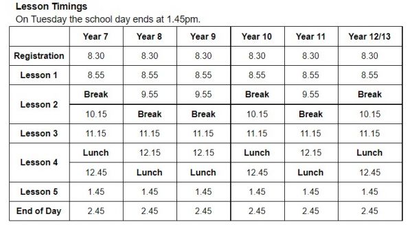School Day 2021 22